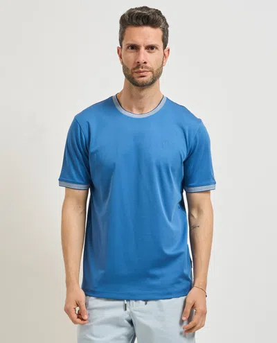 Bugatti T-shirts And Polos In Blu Blu E Verdi