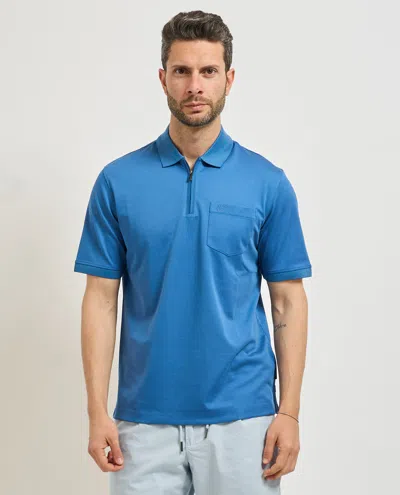Bugatti T-shirts And Polos In Blu Blu E Verdi