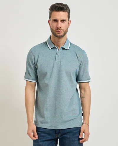 Bugatti T-shirts And Polos In Verde Blu E Verdi