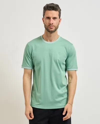 Bugatti T-shirts And Polos In Verde Blu E Verdi