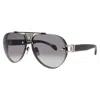 Bugatti Unisex Black Rectangular Sunglasses 05bk In ["black"]