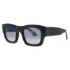 Bugatti Unisex Blue Rectangular Sunglasses 48mgry In ["blue"]