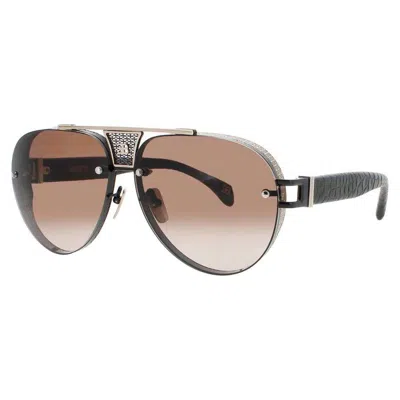 Bugatti Unisex Brown Rectangular Sunglasses 05wgbk In ["brown"]