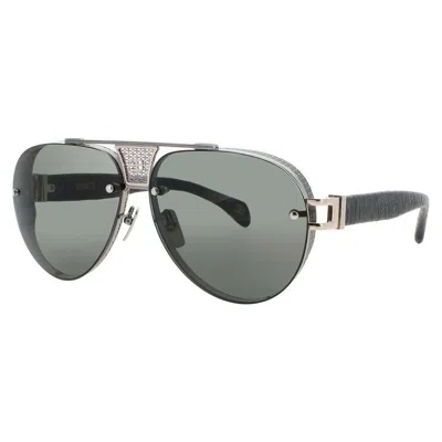 Bugatti Unisex Grey Rectangular Sunglasses 05gm In ["grey"]