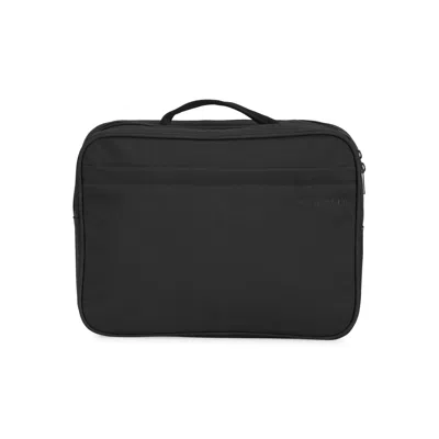 Bugatti Uptown Essentials Foldable Hanging Toiletry Bag In Black