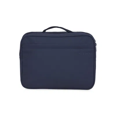 Bugatti Uptown Essentials Foldable Hanging Toiletry Bag In Blue