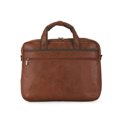 Bugatti Valentino Briefcase In Cognac
