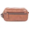 Bugatti Valentino Toiletry Kit In Cognac