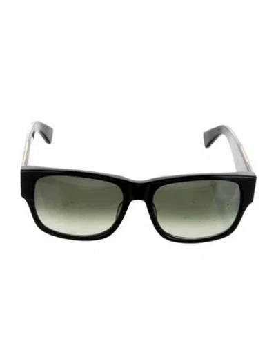 Pre-owned Bugatti Wayfarer Gradient Sunglasses In Black