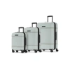 Bugatti Wellington 3 Piece Hardside Luggage Set With Tsa Lock In Green