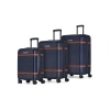Bugatti Wellington 3 Piece Hardside Luggage Set With Tsa Lock In Navy