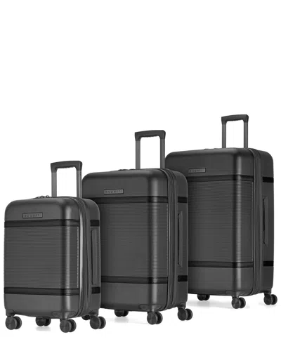 Bugatti Wellington 3pc Luggage Set In Black