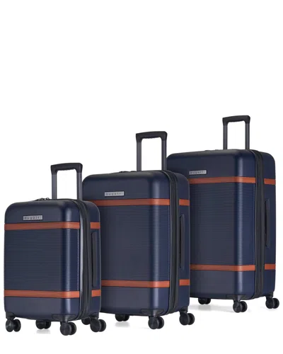 Bugatti Wellington 3pc Luggage Set In Blue