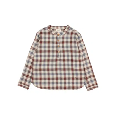 Buho Kids' Boy's Rafael Toddler Check Shirt Top In Multi