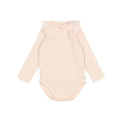 Buho Kids' Girl's Girly Bodysuit In Cream Pink