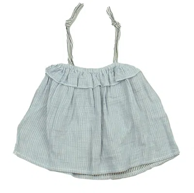 Pre-owned Buho Kids' Girls Blue Dress