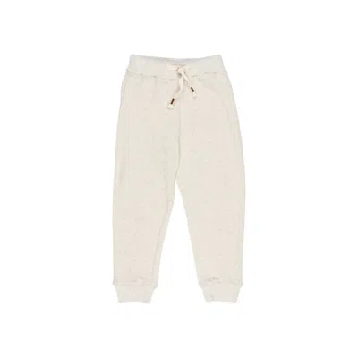 Buho Kid's Soft Pants In Light Grey In Neutral