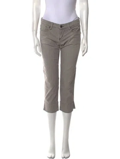 Pre-owned Bui De Barbara Bui Mid-rise Straight Leg Jeans In Gray