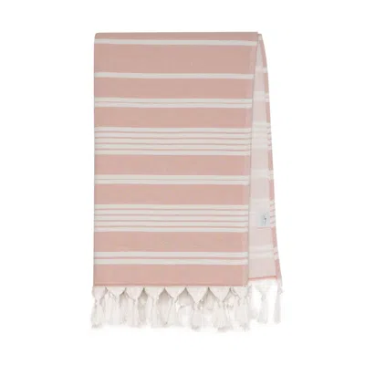 Bukawaswim Rose Gold Sahara Beauvallon Turkish Towel In Pink
