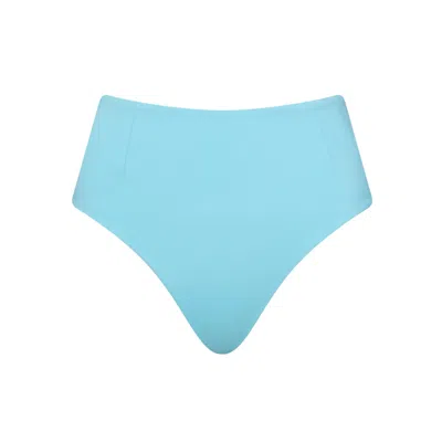 Bukawaswim Women's Blue Monaco Bukawa High Waisted Bottoms - Econyl® Regenerated Nylon