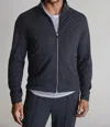 Buki Breckenridge Full-zip Sweatshirt In Charcoal Grey In Black