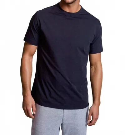 Buki Cinqo Crew Neck T-shirt In Black In Blue