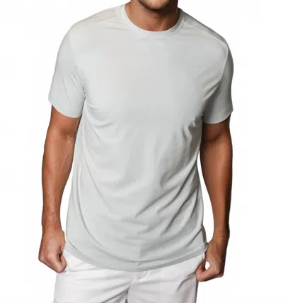 Buki Cinqo Crew Neck T-shirt In Ice Flow In White