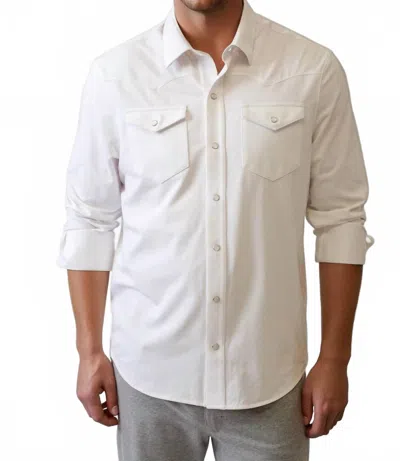 Buki Cinqo Western Tech Shirt In White