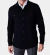 Buki City Cpo Shirt Jacket In Black In Black