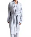 Buki Collagen Lounge Robe In Pearl Grey In Blue