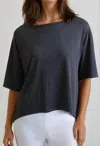 Buki Como Crew T-shirt In Charcoal Grey In Gray