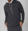 Buki Contender Hoodie Sweatshirt In Charcoal Grey In Gray