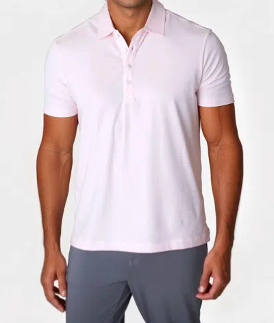 Buki Coolest Polo Tech Shirt In Sunrise In Pink