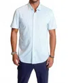 Buki Corsica Stripe Short Sleeve Tech Shirt In Mariner In Multi