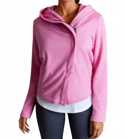 Buki Dakota Hoodie Sweatshirt Jacket In Berry Pink