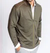 Buki Destination Collection Full Zip Tech Jacket In Olive In Green