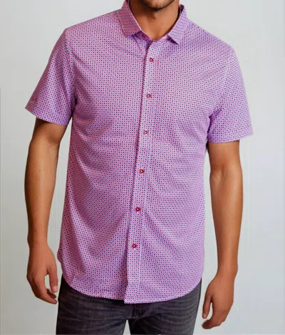 Buki Jagger Short Sleeve Tech Shirt In Berry In Pink