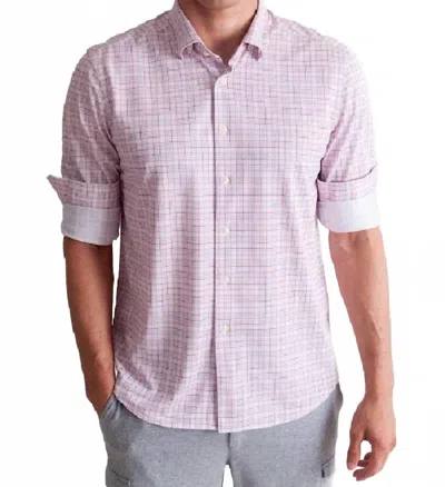 Buki Jensey Plaid Pattern Shirt In Blush In Pink