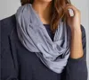 Buki Luxe Infinity Scarf In Heather Grey In Gray