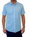 Buki Palm Springs Short Sleeve Tech Shirt In Turquoise + Blue In Multi
