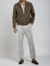 Buki Pleated Wool Trouser Pants In Heather Grey In Gray