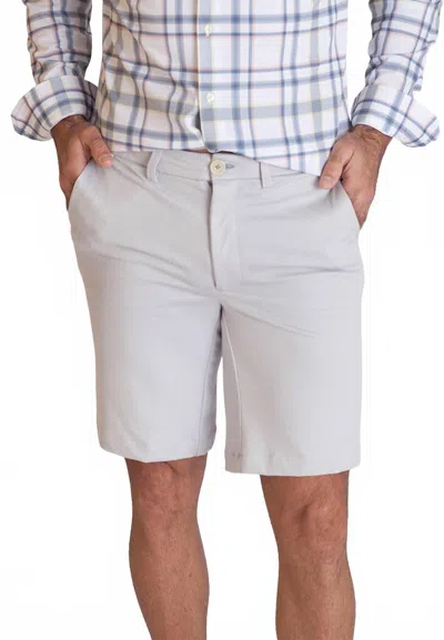 Buki Stretch Eagle Shorts In Pearl Grey In Gray