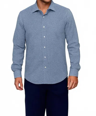 Buki Studio Dot Long Sleeve Tech Shirt In Blue
