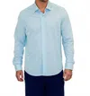 Buki Studio Dot Long Sleeve Tech Shirt In Pale Teal In Blue