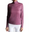 Buki Take-out Turtleneck Shirt In Wine In Purple