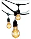 Bulbrite 15-light Outdoor String Light In Black