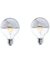 Bulbrite Led 5w Dimmable Half Mirror Light Bulb Set