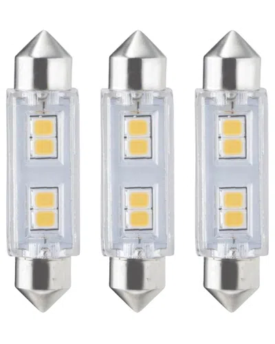 Bulbrite Led Mini T3 Festoon Base 12v Light Bulb 20 Watt Equivalent In White