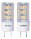 Bulbrite Led Mini T4 Dimmable Bi-pin Base (gy8) Light Bulb 40 Watt, Clear 2-pack