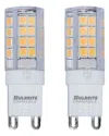 Bulbrite Led T4 Dimmable Bi-pin Base (g9)bulb, 35 Watt Equivalent, 2700k, 2 Pack